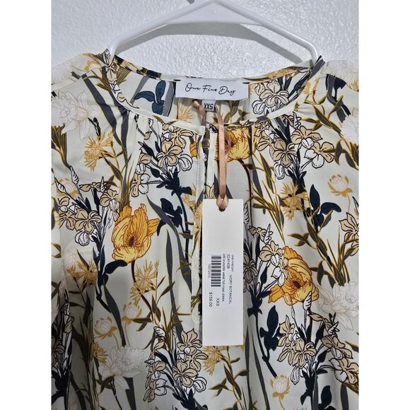 One Fine Day ofd invisible waist full maxi dress‎ In IVORY BOTANICAL Size XXS - Picture 6 of 8